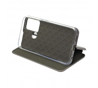 Чехол-книжка BF для Infinix Hot 12i серебристый#2066537