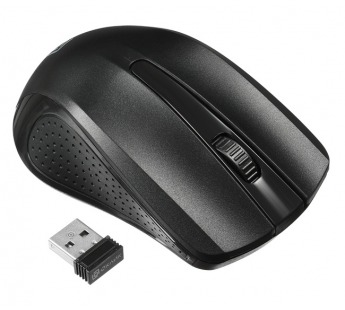 Мышь Оклик 485MW черный оптическая (1600dpi) беспроводная USB для ноутбука (3but) [14.04], шт#1864262