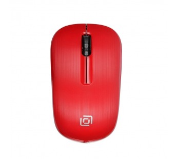 Мышь Оклик 525MW черный/красный оптическая (1000dpi) беспроводная USB для ноутбука (3but) [14.04], шт#2132216