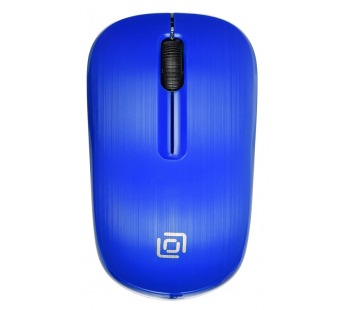 Мышь Оклик 525MW черный/синий оптическая (1000dpi) беспроводная USB для ноутбука (3but) [14.04], шт#1864176