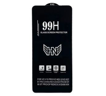 Защитное стекло Samsung A54 5G (2023) (Premium Full 99H) Черное#1881323