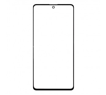 Стекло для переклейки Samsung Galaxy A71 (A715F) в сборе с OCA пленкой Черный - OR (Mitsubishi)#1875652