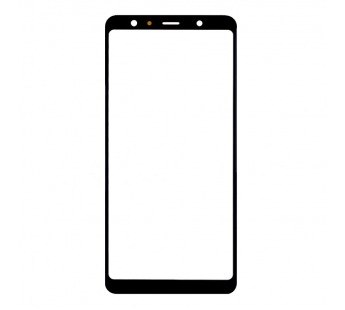 Стекло для переклейки Samsung Galaxy A7 2018 (A750F) в сборе с OCA пленкой Черный - OR (Mitsubishi)#1875651