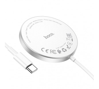 Беспроводное зарядное устройство Hoco CW41 Delight 3in1 SafeMag 15W (white) (214031)#1864837
