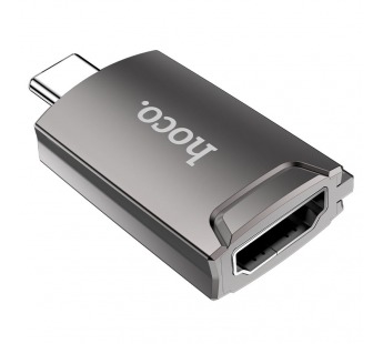 Адаптер Hoco UA19 Type-C/HDMI (metal gray) (213915)#1864717