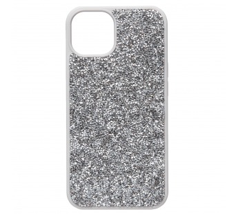 Чехол-накладка - PC071 POSH SHINE для "Apple iPhone 13" россыпь кристаллов (silver) (212741)#1866703