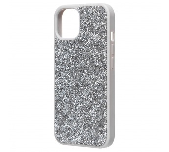 Чехол-накладка - PC071 POSH SHINE для "Apple iPhone 13" россыпь кристаллов (silver) (212741)#1866704
