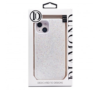 Чехол-накладка - PC071 POSH SHINE для "Apple iPhone 13" россыпь кристаллов (white) (212742)#1871040