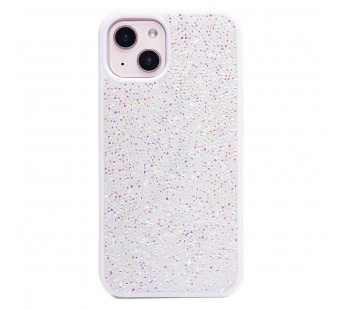 Чехол-накладка - PC071 POSH SHINE для "Apple iPhone 13" россыпь кристаллов (white) (212742)#1871037