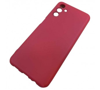 Чехол силиконовый Samsung A04s Silicone Cover Nano 2mm вишневый#1942578