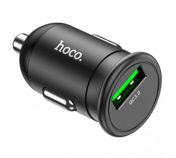 Адаптер автомобильный HOCO Z43 QC 3.0 (черный)#1866446