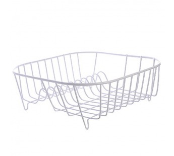 Подставка для посуды в мойку 34х34х12.5 см ТП (белый), шт#2098117