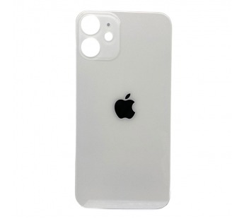 Задняя крышка iPhone 12 Mini (Оригинал c увел. вырезом) Белый#1871535