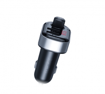 Автомобильный FM-трансмиттер XO-BCC10 bluetooth, 2.4А USB, цвет черный#1868995