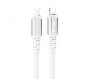 Кабель Type-C - Apple lightning Hoco X85 20W 100см  (white) (215590)#1870884