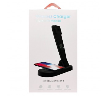 ЗУ Сетевое Беспроводное - Bluetooth mobile & Wireless Charge (black) (106493)#1870849