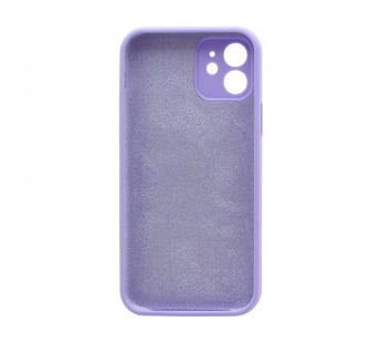 Чехол Silicone Case NEW без лого для Apple iPhone 12/6.1 (защита камеры) (047) сиреневы#1975347