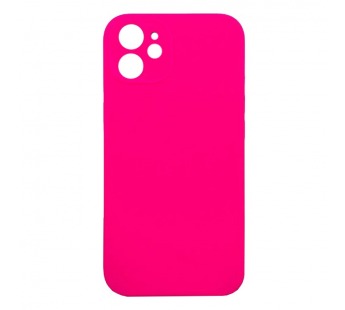 Чехол Silicone Case NEW без лого для Apple iPhone 12/6.1 (защита камеры) (062) розовый#1896515