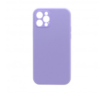 Чехол Silicone Case NEW без лого для Apple iPhone 12pro/6.1 (защита камеры) (047) сиреневый#1975348