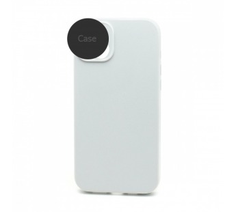 Чехол-накладка Silicone Case NEW без лого для Apple iPhone 14/6.1 (защита камеры) (009) белый#1871437