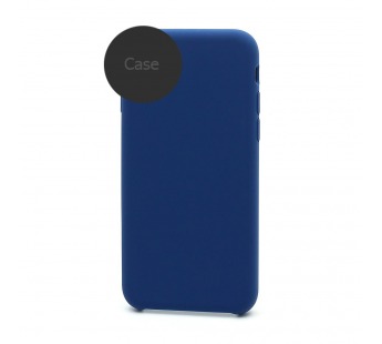 Чехол-накладка Silicone Case NEW без лого для Apple iPhone 14/6.1 (защита камеры) (020) синий#1871496