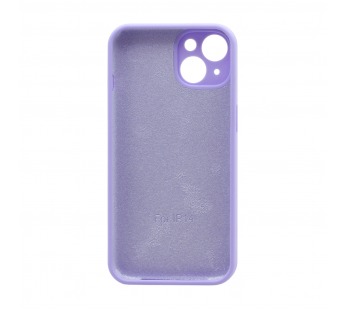 Чехол-накладка Silicone Case NEW без лого для Apple iPhone 14/6.1 (защита камеры) (047) сиреневый#1975553