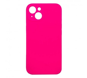 Чехол Silicone Case NEW без лого для Apple iPhone 14/6.1 (защита камеры) (062) розовый#1896526