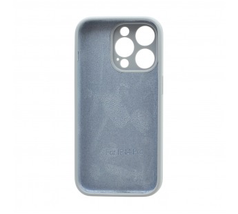 Чехол-накладка Silicone Case NEW без лого для Apple iPhone 14pro/6.1 (защита камеры) (026) светло-серый#1975353