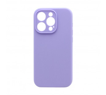 Чехол-накладка Silicone Case NEW без лого для Apple iPhone 14pro/6.1 (защита камеры) (047) сиреневый#1975554