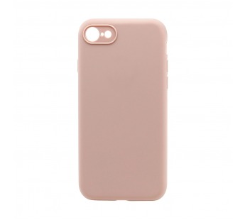 Чехол Silicone Case NEW без лого для Apple iPhone 7/8/SE 2020 (защита камеры) (019) розовый#1975680