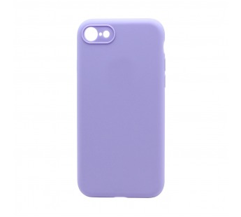 Чехол-накладка Silicone Case NEW без лого для Apple iPhone 7/8/SE 2020 (защита камеры) (047) сиреневый#1975686