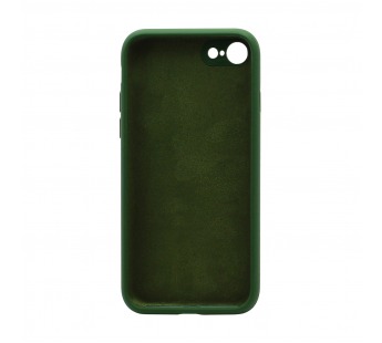 Чехол Silicone Case NEW без лого для Apple iPhone 7/8/SE 2020 (защита камеры) (061) зеленый#1975689