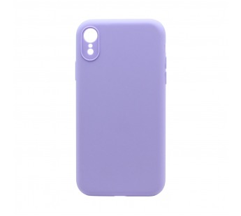 Чехол Silicone Case NEW без лого для Apple iPhone XR (защита камеры) (047) сиреневый#1939668