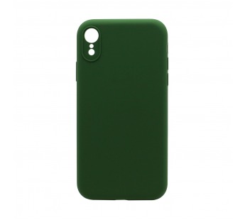 Чехол Silicone Case NEW без лого для Apple iPhone XR (защита камеры) (061) зеленый#1975220