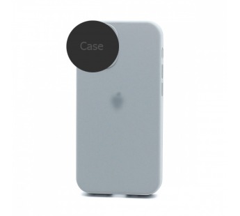Чехол-накладка Silicone Case NEW с лого для Apple iPhone 11/6.1 (защита камеры) (026) светло-серый#1871785