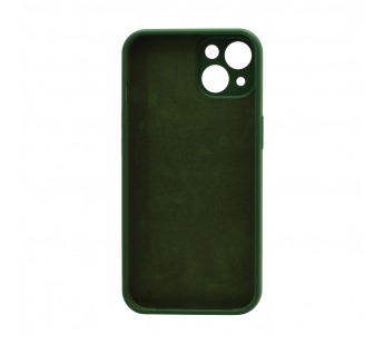 Чехол-накладка Silicone Case NEW с лого для Apple iPhone 13/6.1 (защита камеры) (061) зеленый#1939682