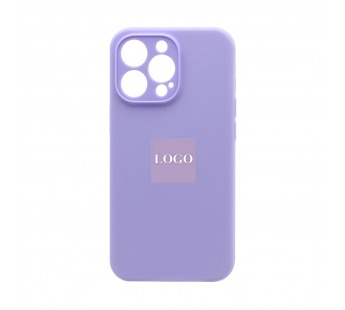 Чехол Silicone Case NEW с лого для Apple iPhone 13pro/6.1 (защита камеры) (047) сиреневый#1939579