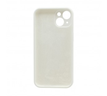 Чехол-накладка Silicone Case NEW с лого для Apple iPhone 14/6.1 (защита камеры) (009) белый#1986820