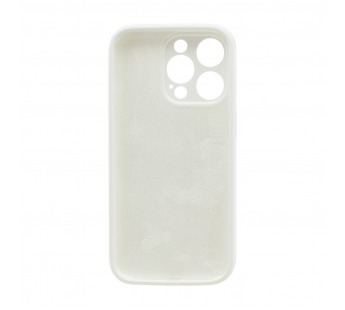Чехол-накладка Silicone Case NEW с лого для Apple iPhone 14pro/6.1 (защита камеры) (009) белый#1939597