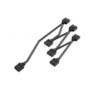 Кабель-разветвитель ID-Cooling FS-06 ARGB (6шт*3pin ARGB) [05.05], шт#2139528