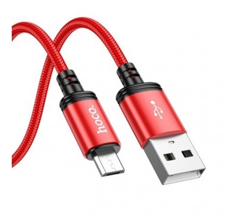 Кабель USB  - MicroUSB HOCO X89 1m RED [05.05], шт#1875722