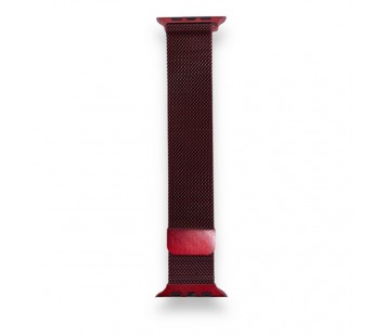 Ремешок для Apple Watch 42/44/45/49mm Milanese Loop №30 Wine Red#1872062