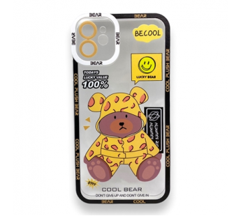 Чехол iPhone 11 (Full Camera/Baby Медведь) Силикон Прозрачный 1.5mm#1872119