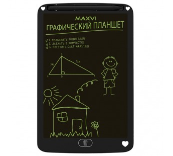 LCD планшет для заметок и рисования MAXVI MGT-01 8,5" черный#1887370