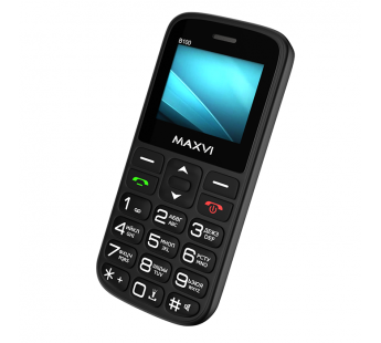 Мобильный телефон Maxvi B100 Black (1,77"/600mAh)#1872749