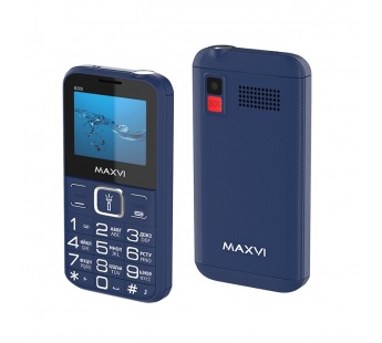 Мобильный телефон Maxvi B200 Blue (2sim/2"/0,3МП/1400mAh)#1872618
