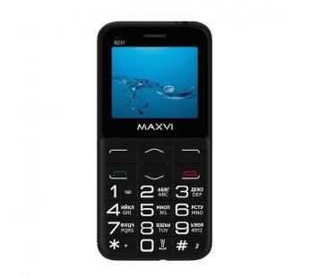 Мобильный телефон Maxvi B231 Black (2,31"/1,3МП/1400mAh)#1872638