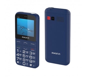 Мобильный телефон Maxvi B231 Blue (2,31"/1,3МП/1400mAh)#1872658
