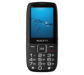Мобильный телефон MAXVI B32 Black (3,2"/1,3МП/2000mAh)#1872673
