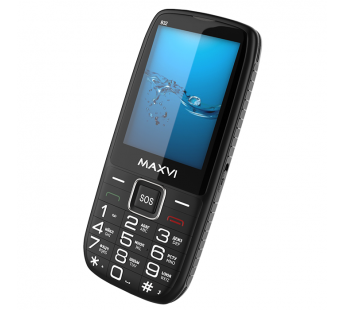 Мобильный телефон MAXVI B32 Black (3,2"/1,3МП/2000mAh)#1872672